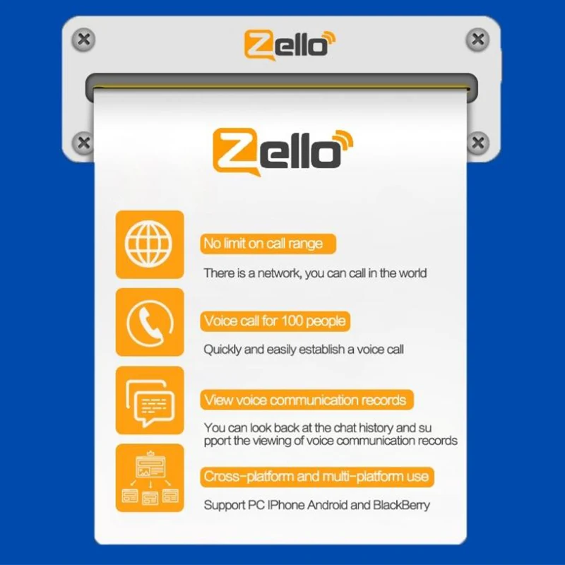 Ruyage ZL60 Zello Walkie Talkie 4g Radio With Sim Card Wifi Bluetooth Long Range Profesional Powerful Two Way Radio100km enlarge
