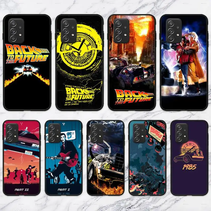 Movie Back to the Future poster Phone Case For Samsung Galaxy S10 S20 S21 Note10 20Plus Ultra Shell | Mobile Cases &amp Covers