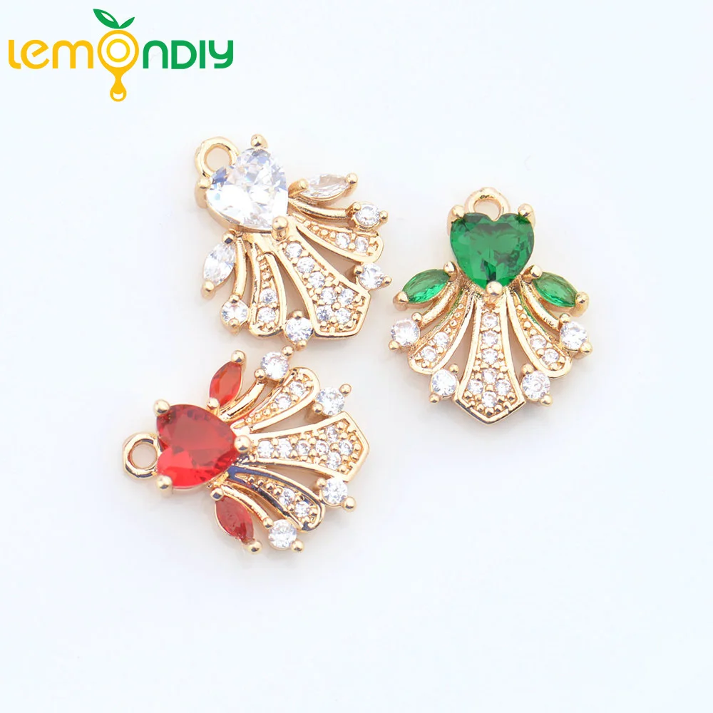 

Латунные подвески в форме сердца, 24 к, 2 шт., 4684x14,5 ММ, фурнитура для изготовления ювелирных изделий своими руками, цвета шампанского (17,5)