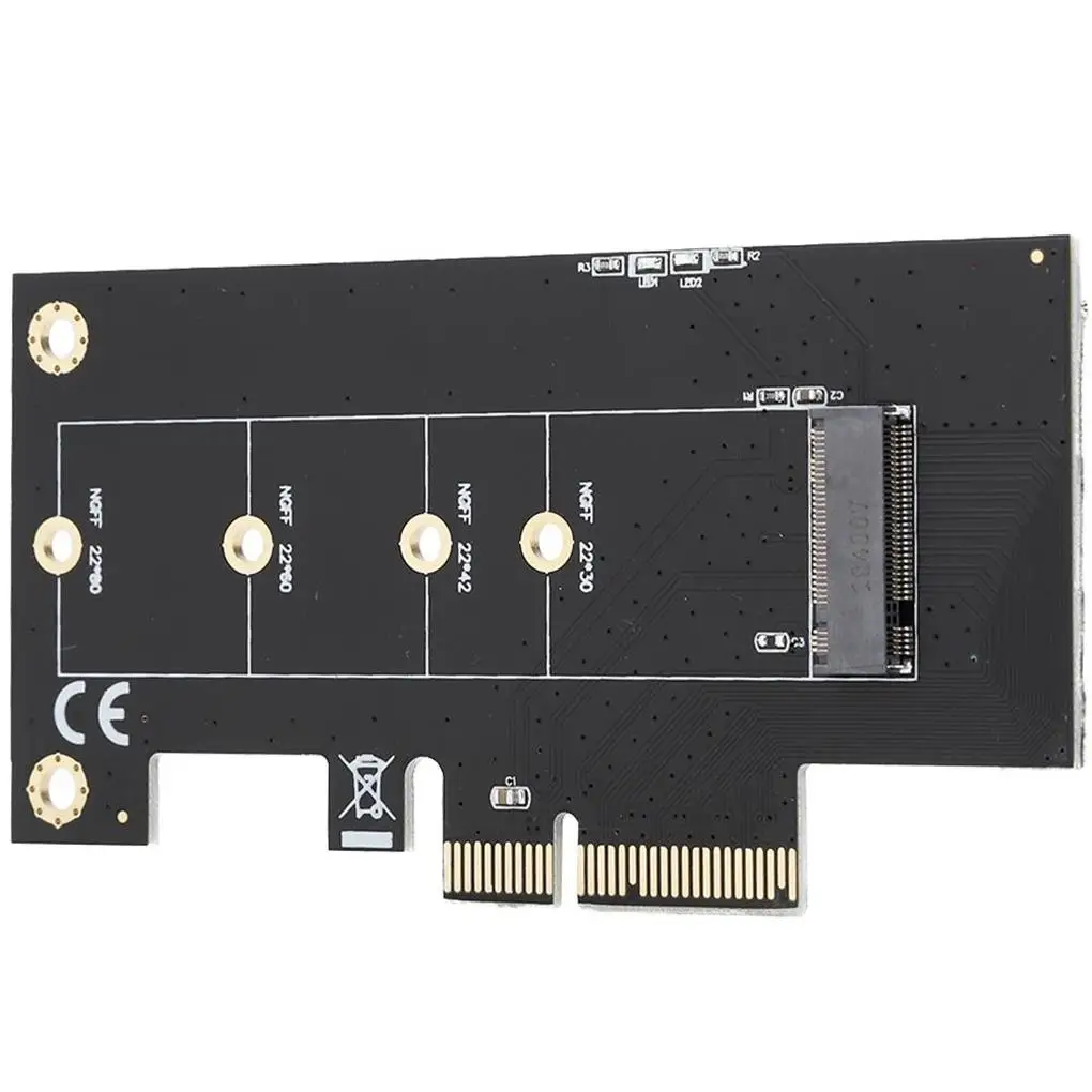 

Плата расширения M.2 SSD на PCIE 4X для компьютера, адаптер для Windows/Linux/Mac OS
