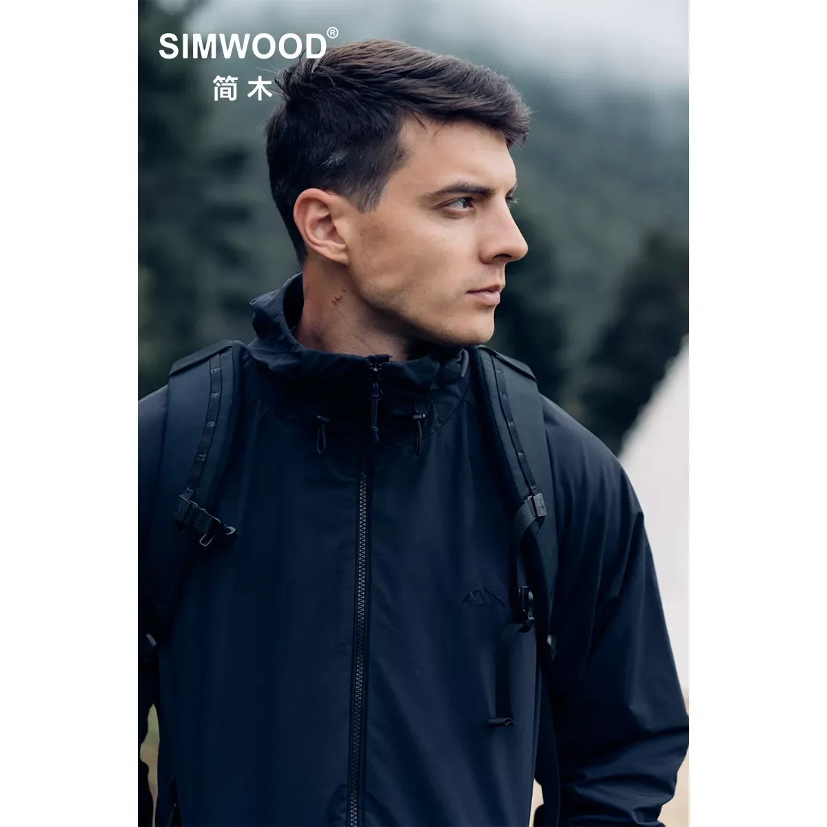 

Новинка 2022, осенняя новая водонепроницаемая мужская куртка SIMWOOD для горных походов, рыбалки, ветровка для активного отдыха