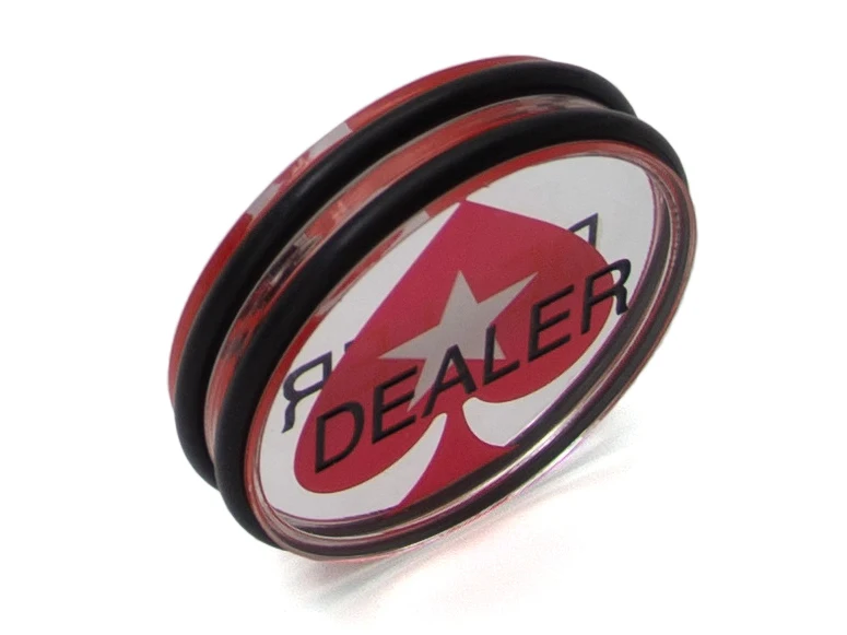 Acrylic chip dealer poker | Poker Chips