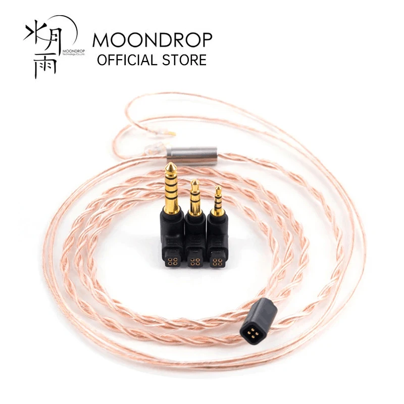 Кабель MOONDROP PCC Профессиональный сменный коаксиальный OCC медный провод 2 5 мм 3 4 -