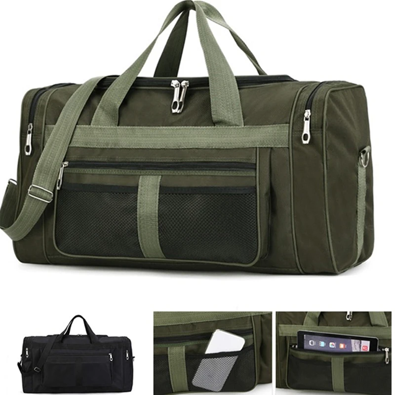 Large Capacity Travel Bags For Man Fashion Multifunction Unisex Luggage Bag Casual Sport Gym Bag Multiple Pockets Duffle Handbag