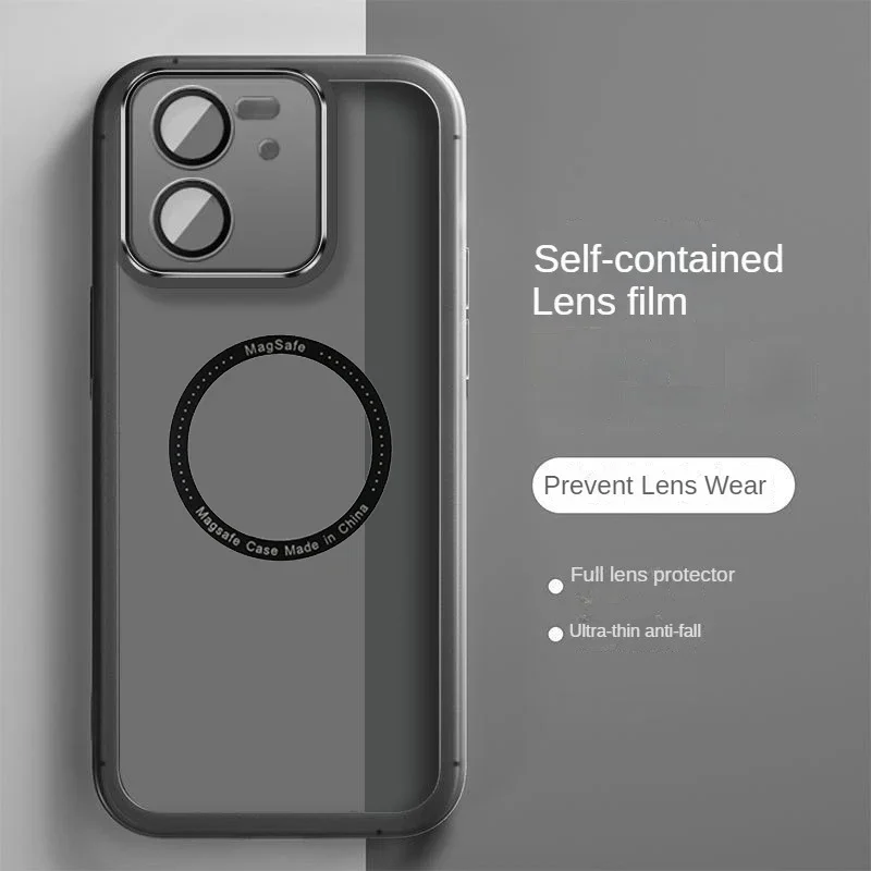 Роскошный прозрачный магнитный чехол для Xiaomi 13T 14T 14 Redmi K50 K30 k70 K60 Ultra K40 Pro Magsafe Wireless