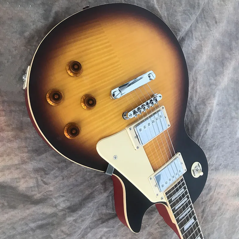 

Китайская электрическая гитара с покрытием из красного дерева