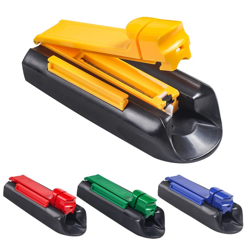 

8mm Caliber Portable Manual Tobacco Roller Cigarette Rolling Maker Injector Single Tube Cigarette Wrapping Machine Smoking Tool