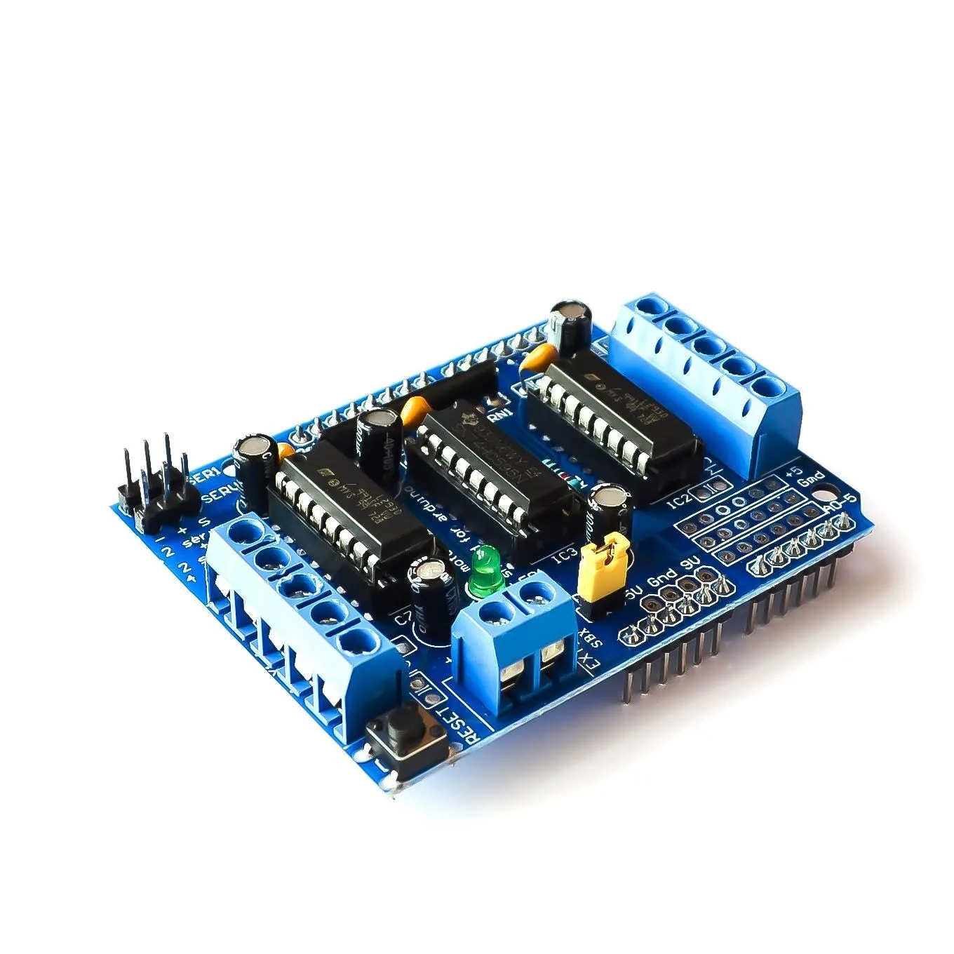 1 шт. L293D двойной щит привода двигателя для arduino Duemilanove Плата расширения Щит