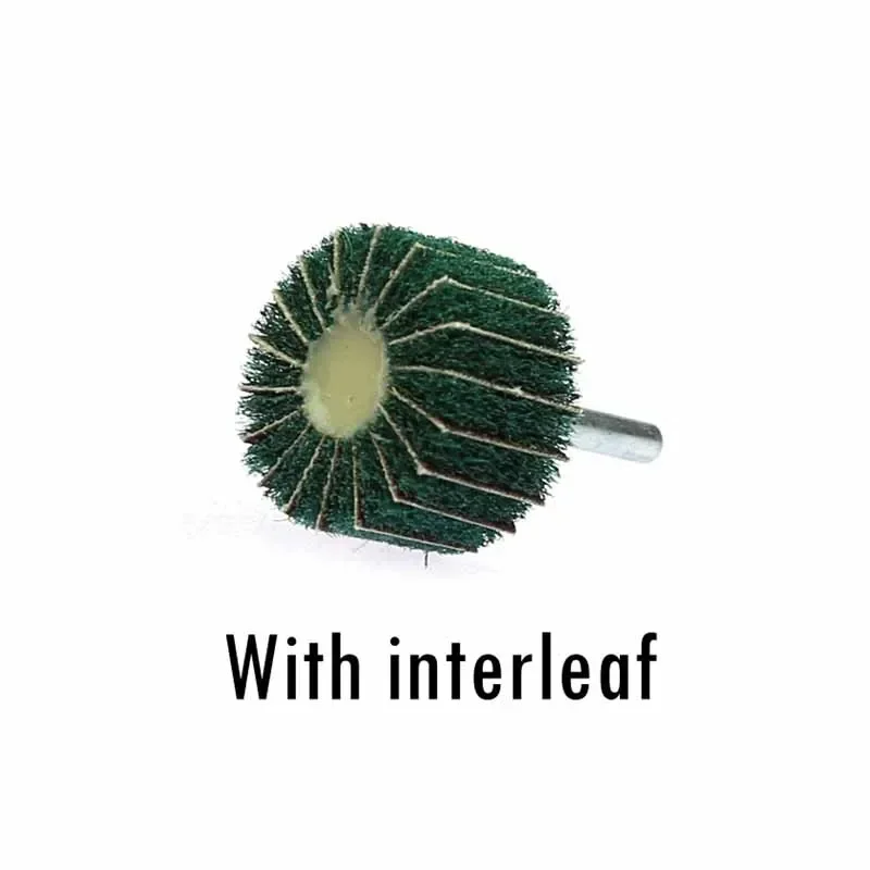 

6 мм хвостовик нетканый лепестковый шлифовальный круг нейлоновое волокно абразивная губка для чистки полировка шлифовальные металлические инструменты