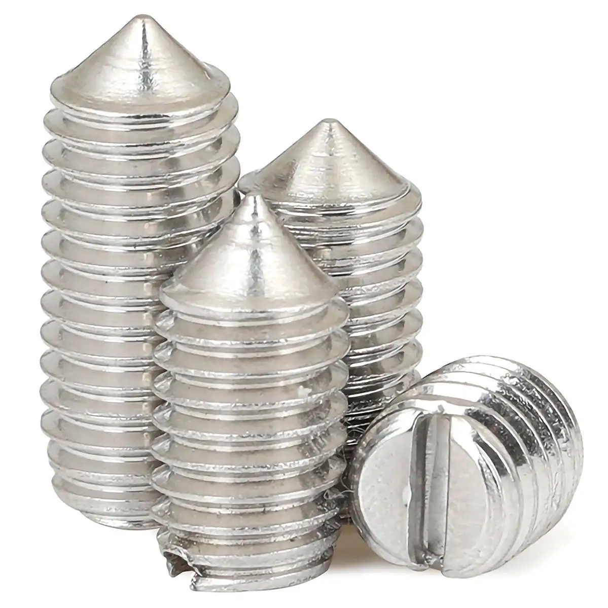 

Винты M1.6 M2 M2.5 M3 M4 M5 M6 M8 M10 304 из нержавеющей стали с шлицем и острым носком, винты с безголовым верхним проводом, антикоррозийные