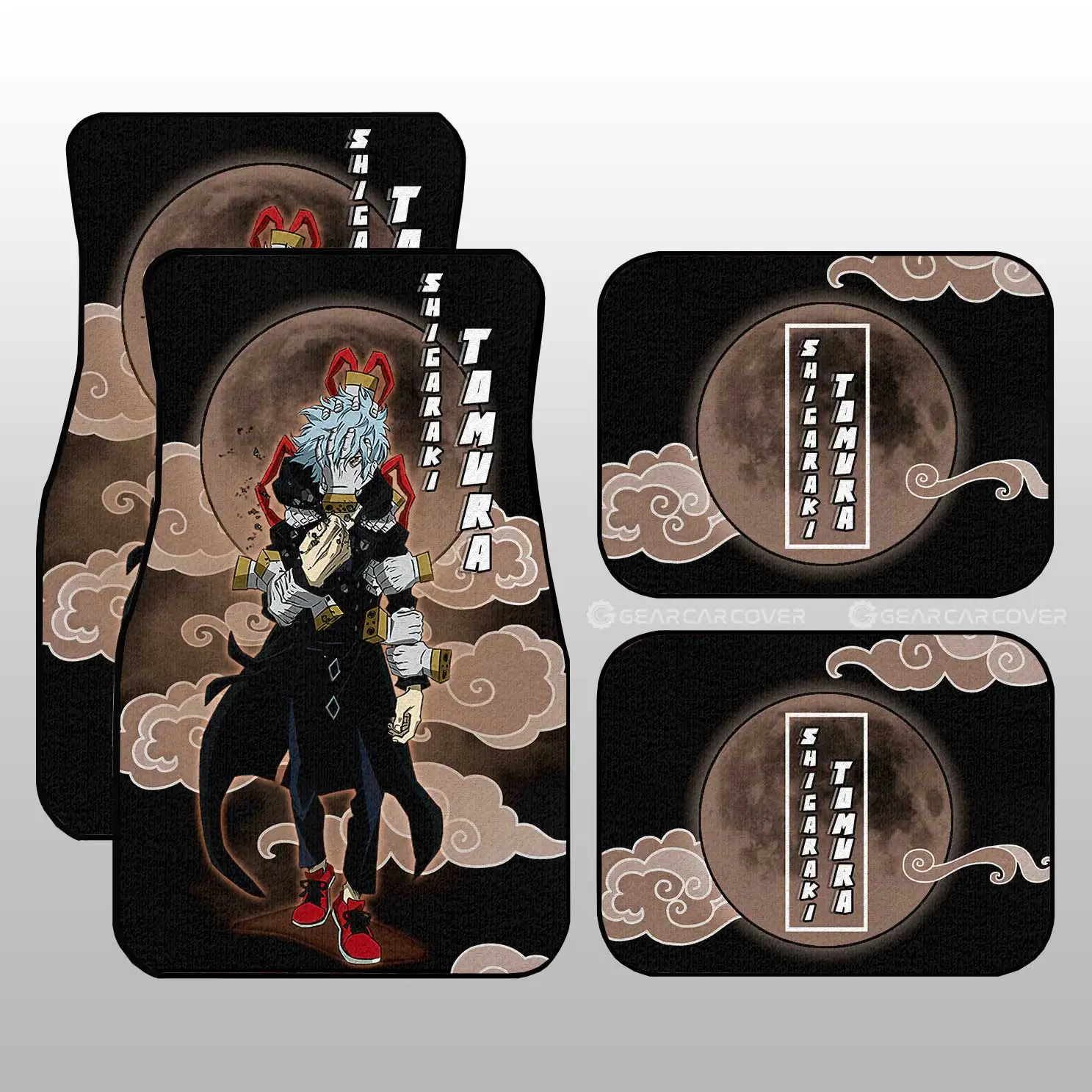 

Tomura Shigaraki Car Floor Mats Custom Anime My Hero Academia Car Interior Accessories