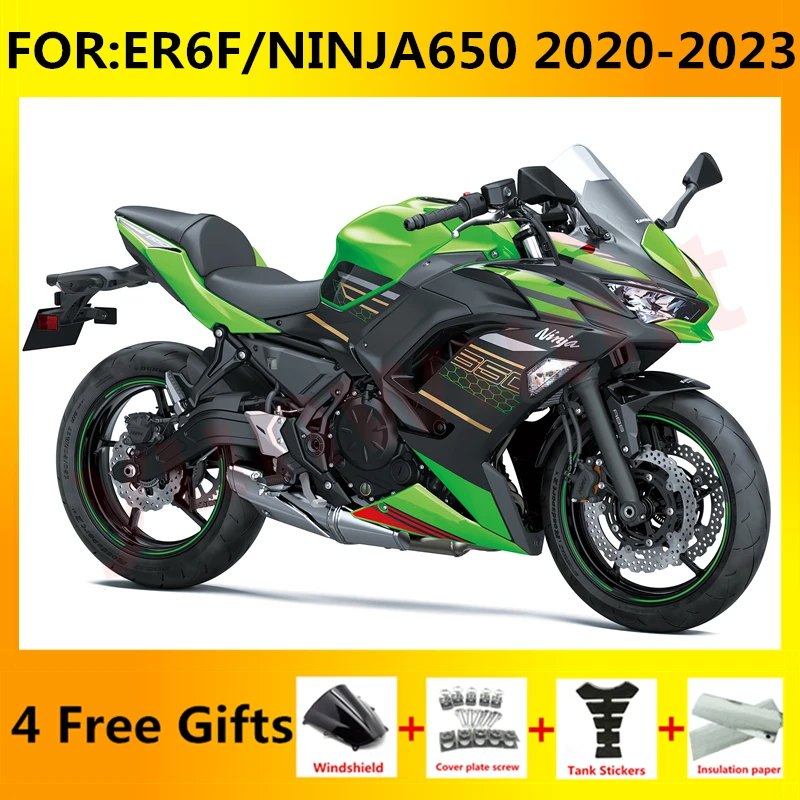 

Motorcycle whole Fairings kit fit for ER6F EX650 Ninja 650 ninja650 2020 2021 2022 2023 Bodywork full fairing set green black