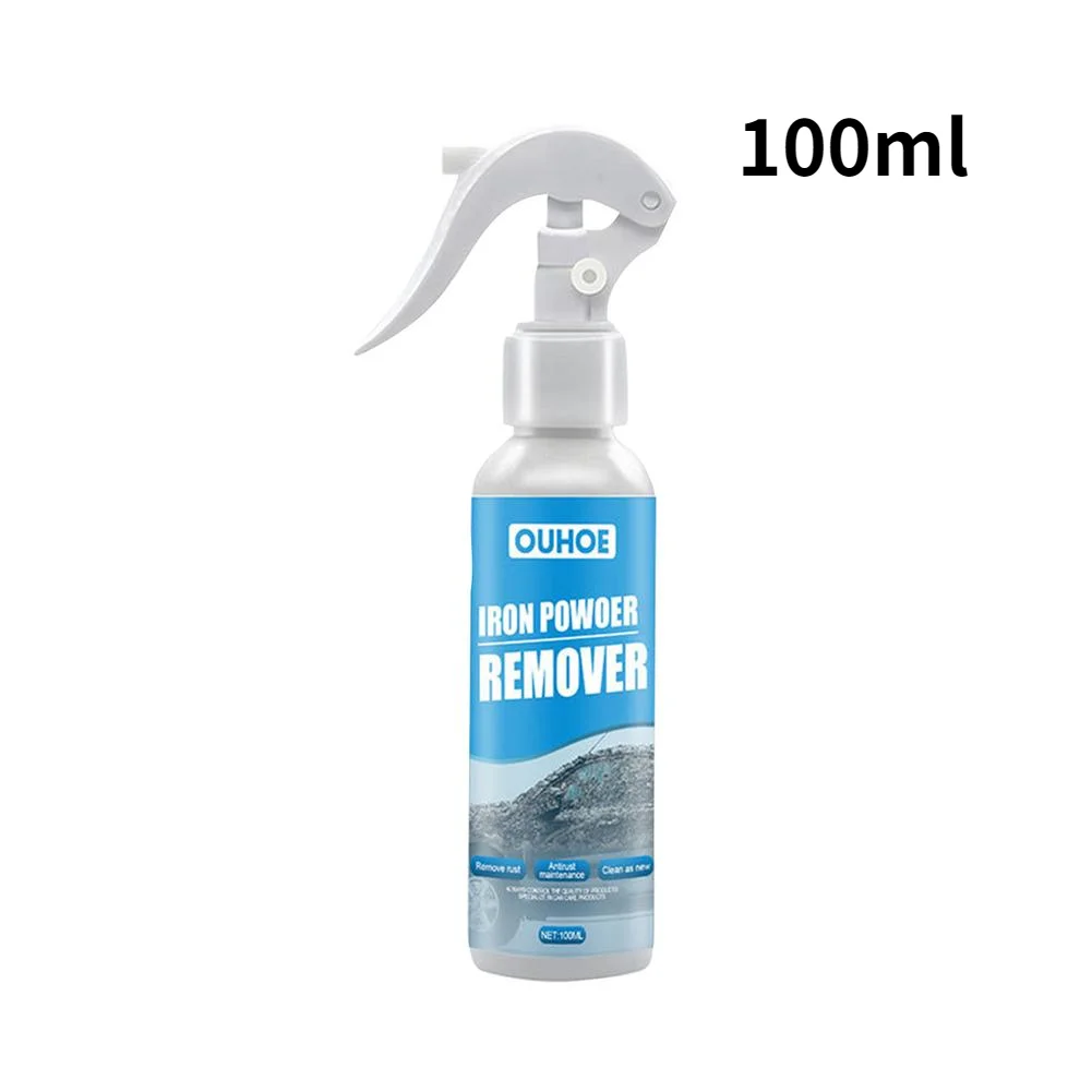 

100 мл автоматическое удаление ржавчины, антиокислительный колесный спрей, очиститель железа, порошка, моющее средство, автомобильные прина...