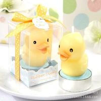 animal shaped handmade candle cake candle creative childrens birthday party simulation little yellow duck scented candle