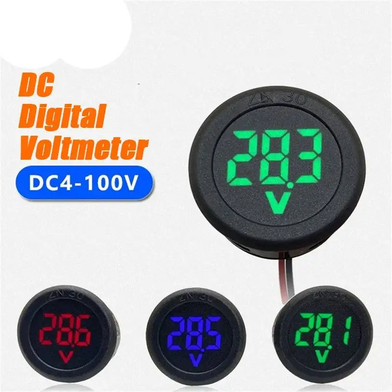 Цифровой вольтметр цифровой постоянного тока Измеритель Панели напряжения