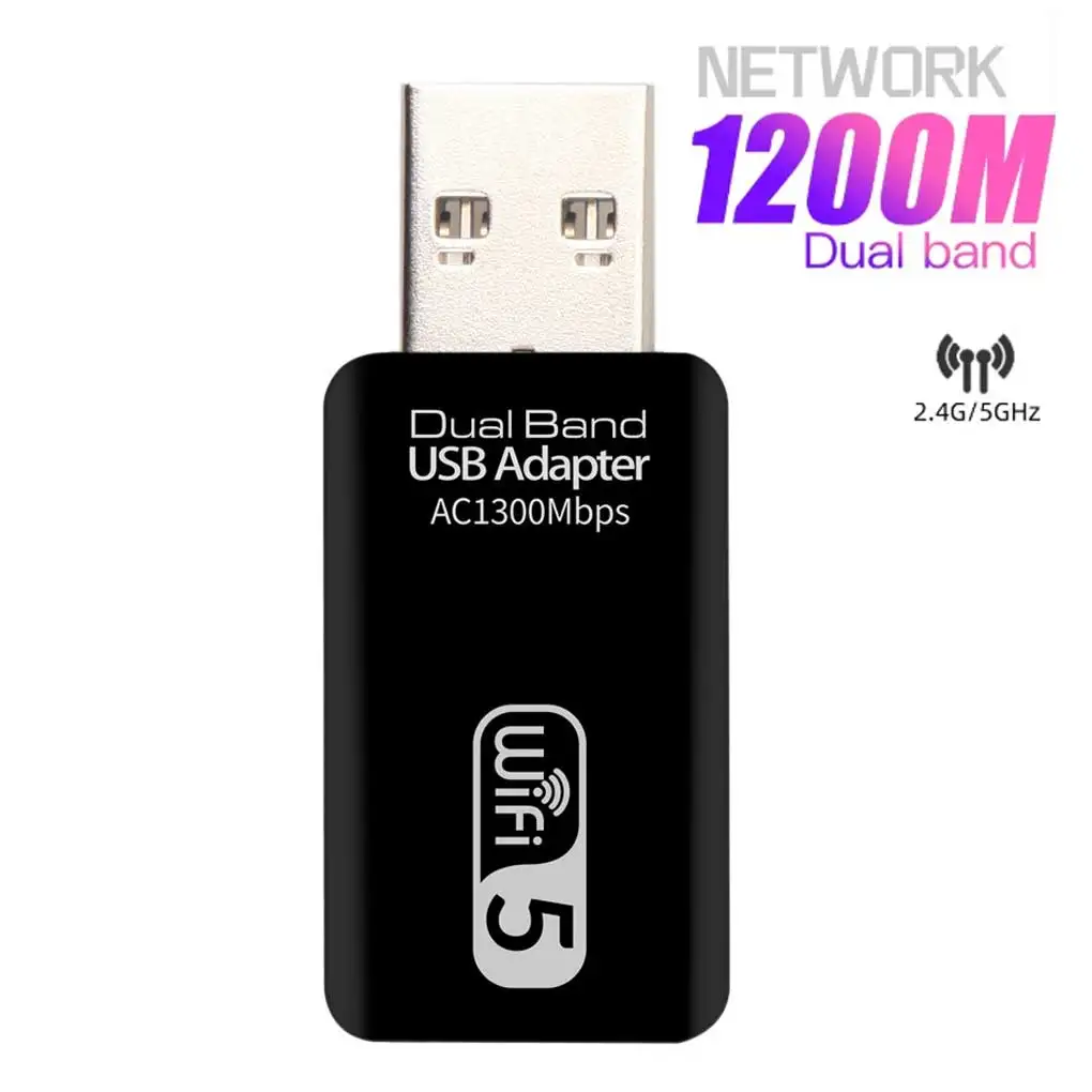 

USB3 0 Dual Band 2 4G 5G Adapter Network Transmitter Faster Stronger