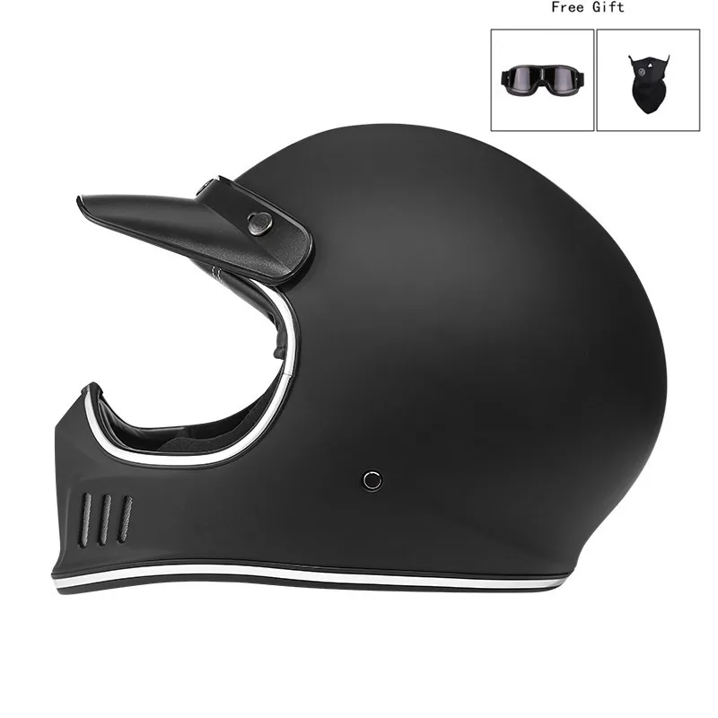 

ABS Full Face Helmet Motorcycle Helmets Racing Dot Capacete De Moto Motociclista Para Motocross Kask Casco Matte Black