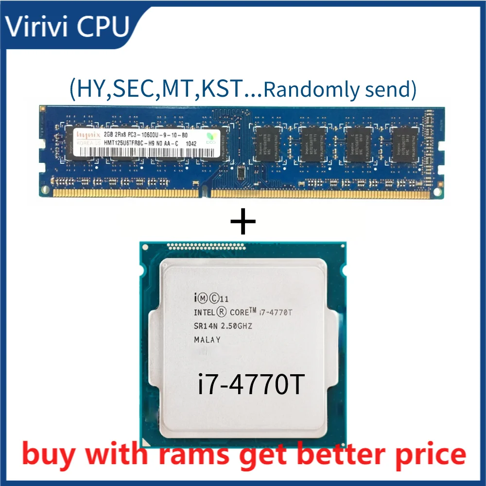 

DDR3 2G 1333 МГц со стандартом Φ i7 4770T 2,5 ГГц четырехъядерный восьмипоточный ЦПУ процессор 8M 45W LGA 1150