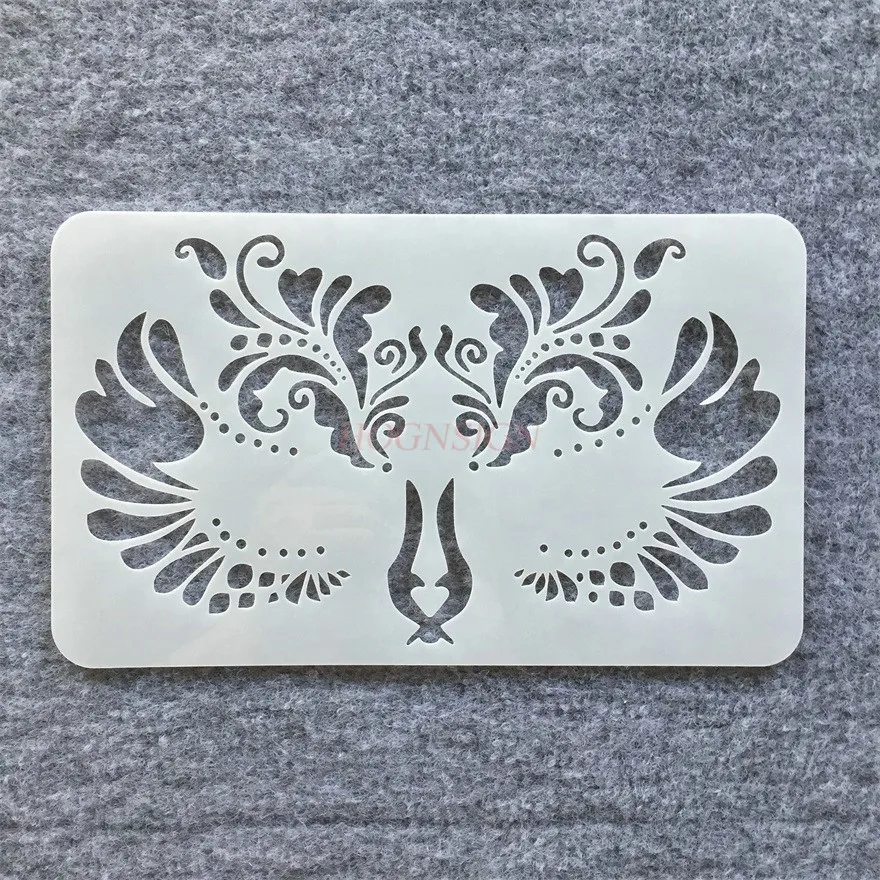 1 шт. новая вечеринка бал фестиваль креативный узор роспись лица шаблон