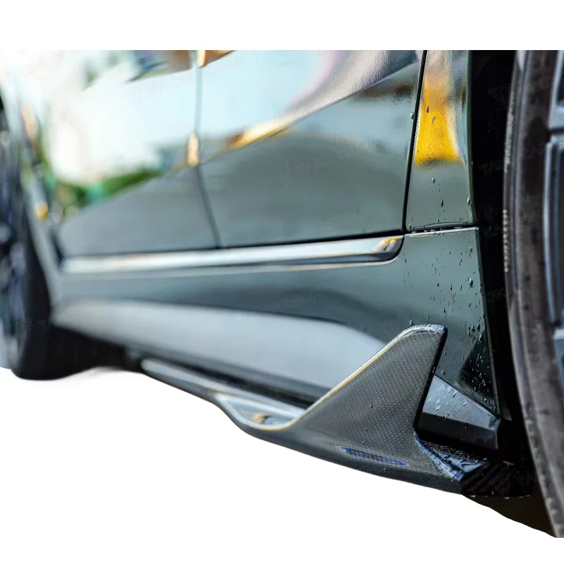 Высококачественные боковые юбки из сухого углеродного волокна в стиле TAKD с