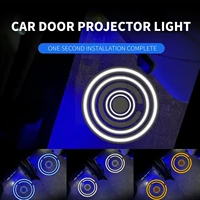 car door welcome light energy circle pattern led dual sensing atmosphere color 3 lamp projection festive t4x4