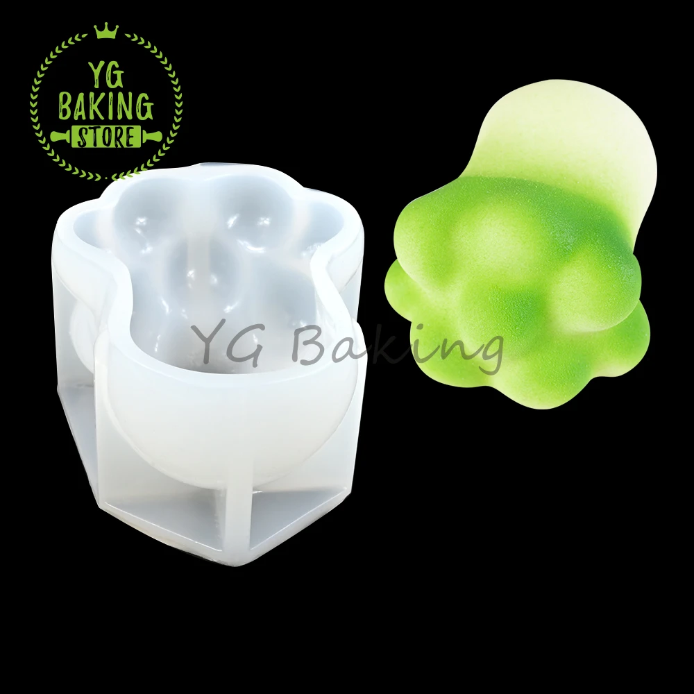 Милый китайский дизайн капусты шоколадная силиконовая форма 3D для молочного