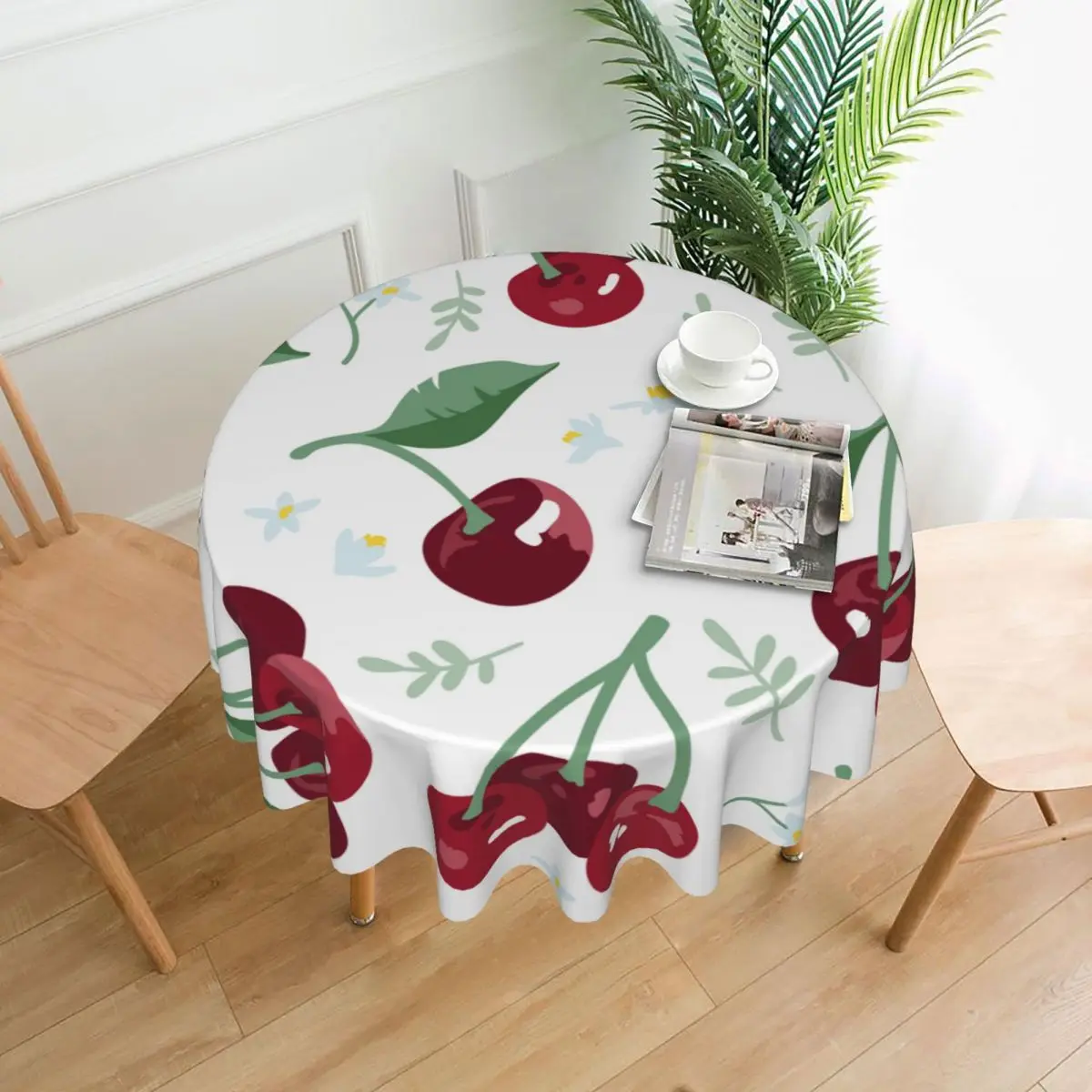 

Tablecloth Polyester Round Table Cloth Nordic Table Cover for Home Party Decoration