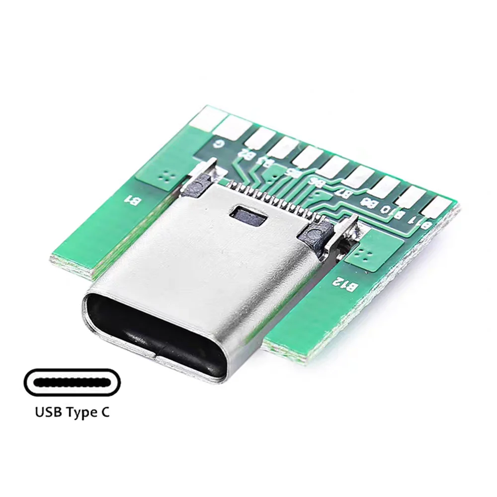 Тестовая паяная розетка USB-C USB3.1type-c SMT с гнездовой головкой и разъемом для