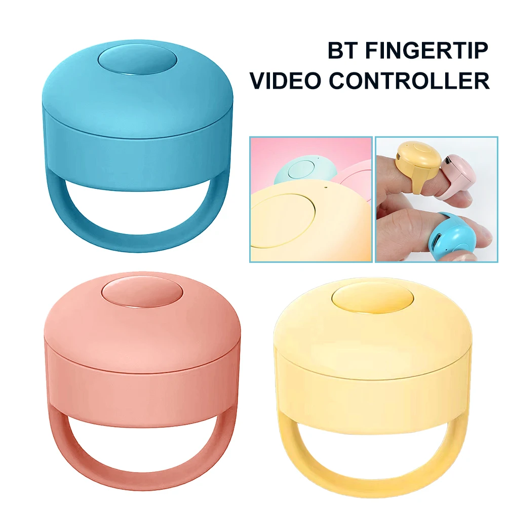 

Bluetooth Fingertip Video Controller Vibrato Short Video Page Turning Device Mobile Phone Remote Control Ring Wireless Switch