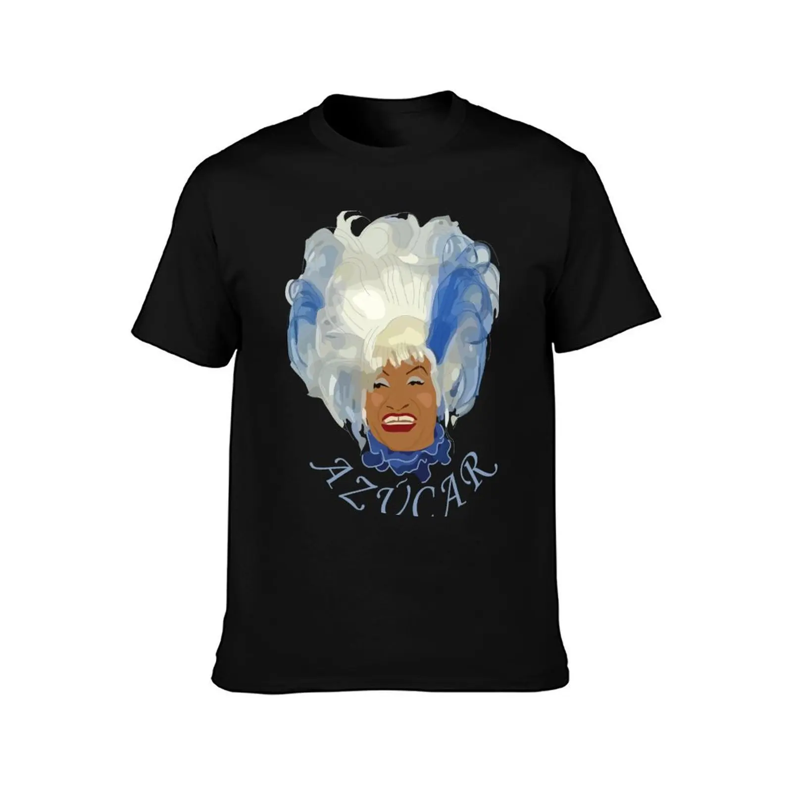 Фото Футболка Celia Cruz Azucar, мужская футболка с рисунком, мужская повседневная футболка, мужская футболка из 100% хлопка №2
