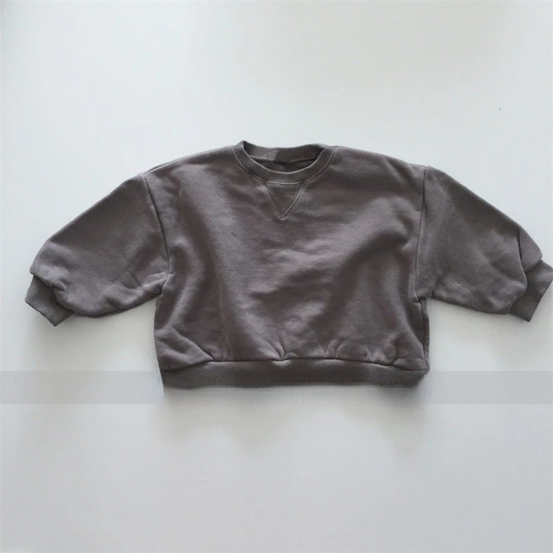 

Корейский осенне-зимний новый топ для мальчиков и девочек модный простой и удобный в носке Свободный Повседневный пуловер свитер