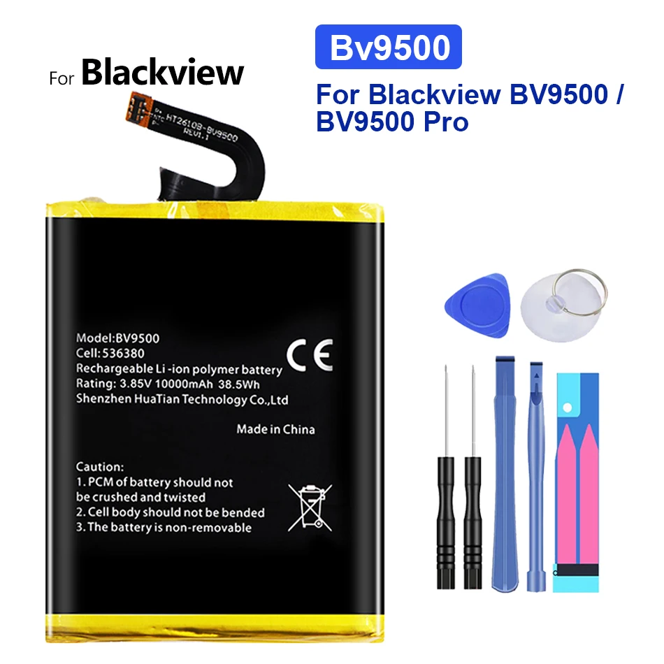 

Аккумулятор 10000 мАч для Blackview BV9500 / BV9500 Pro BV9500Pro Bateria