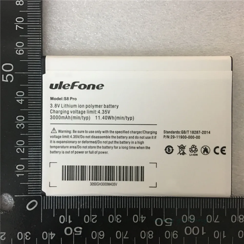 Аккумулятор Ulefone S8 Pro мобильный телефон 3000 мАч 5 3 дюйма MTK6737 MTK6580 | Мобильные