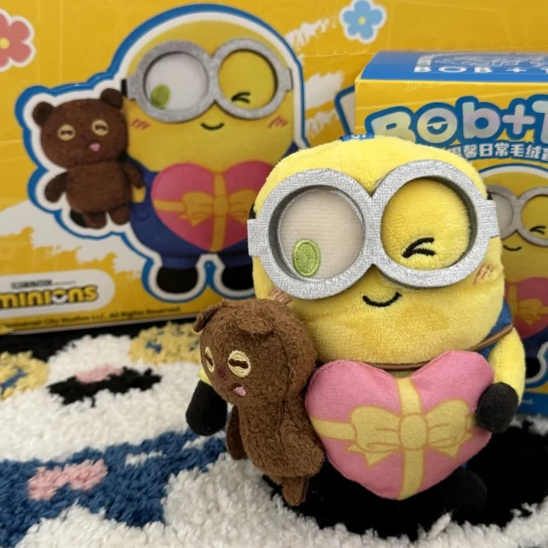 Подлинные Миньоны Боб и Тим медведь теплые пушистые ежедневные плюшевые