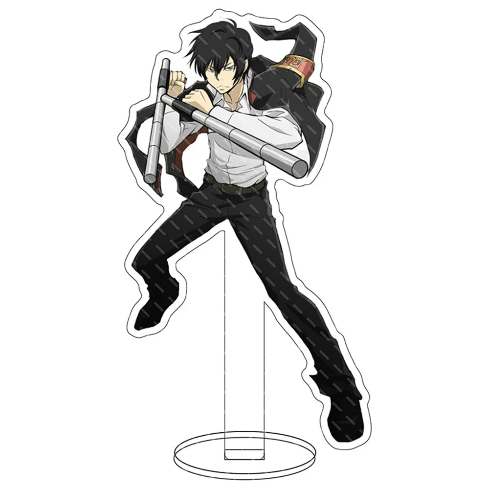Фото Мультяшные Аниме Подарки для фанатов семья учителей HITMAN REBORN акриловая HD фигурка стенд коллекция Sawada Tsunayoshi хром около 15 см №5