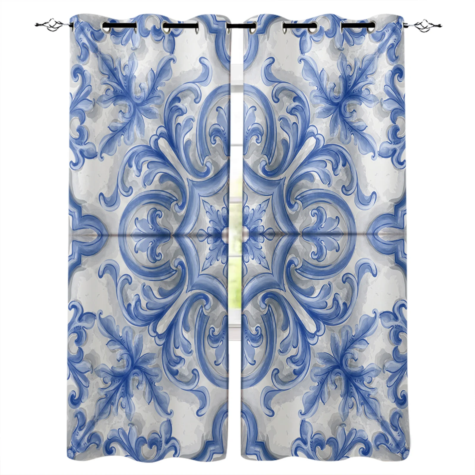 

Богемный стиль, Этнические Ретро шторы для гостиной спальни декоративные оконные драпировки кухонные шторы