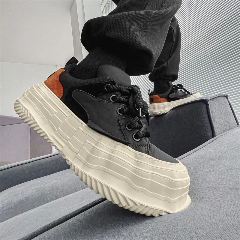 Модная мужская обувь летние повседневные спортивные мотоциклетные ботинки на