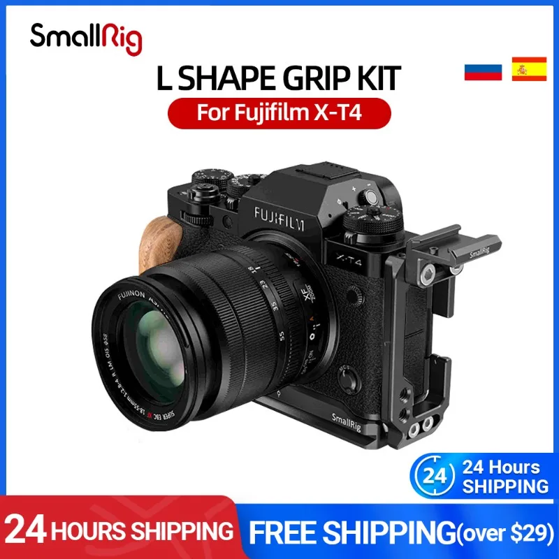 

Smallrig Camera L Shape Grip Beacket&Cold Shoe Mount Kit For Fujifilm X-T4 3148