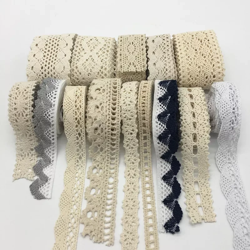 

Embroidered Cotton Lace Sewing Accessories Craft Handmade for Clothing Bag Wedding Decoration Scrapbooking U pick