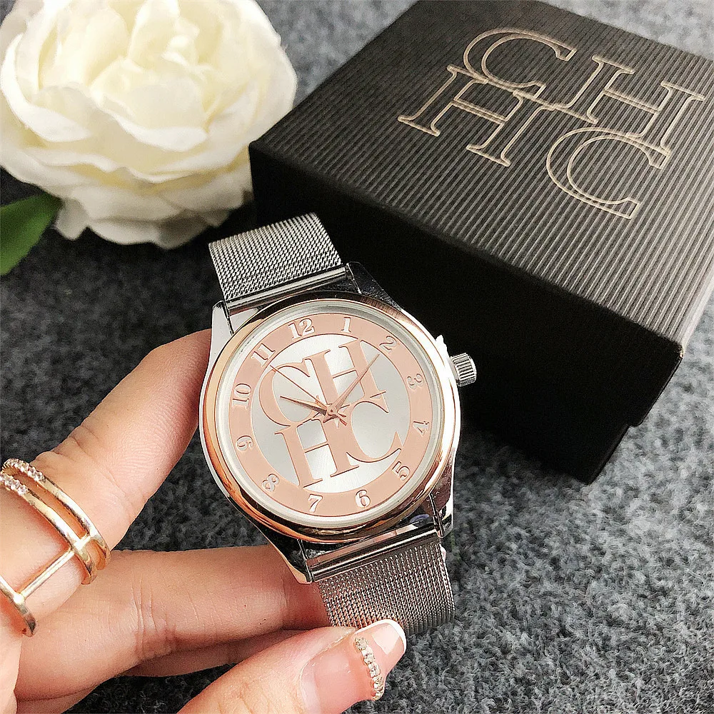 Hot selling fashion women's luxury watch, ultra fine mesh strap watch, Rose Gold, 2023 enlarge