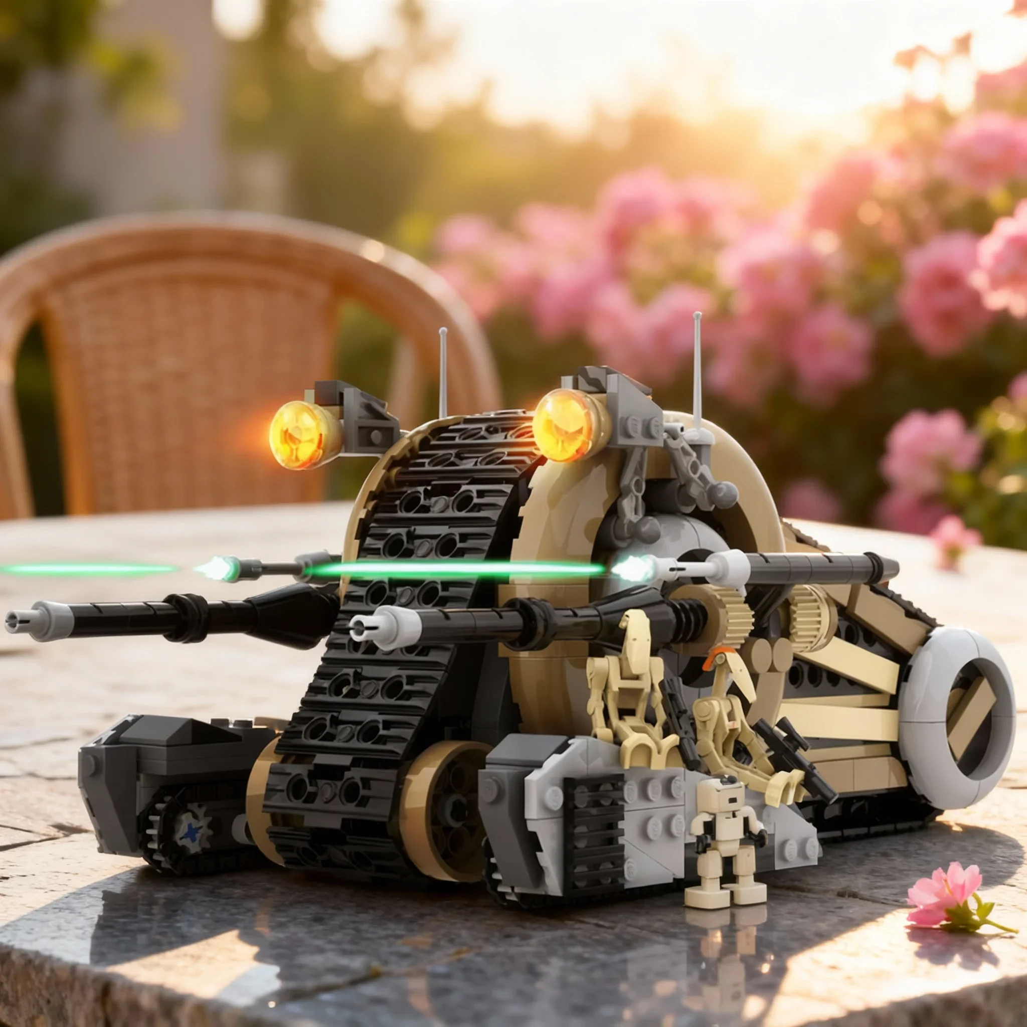 Фото 670 деталей MOC SW Дроид-танк-улитка: модель для сборки, конструктор, архитектурный набор, подарок на фестиваль, развивающая игрушка, идея для творчества №1