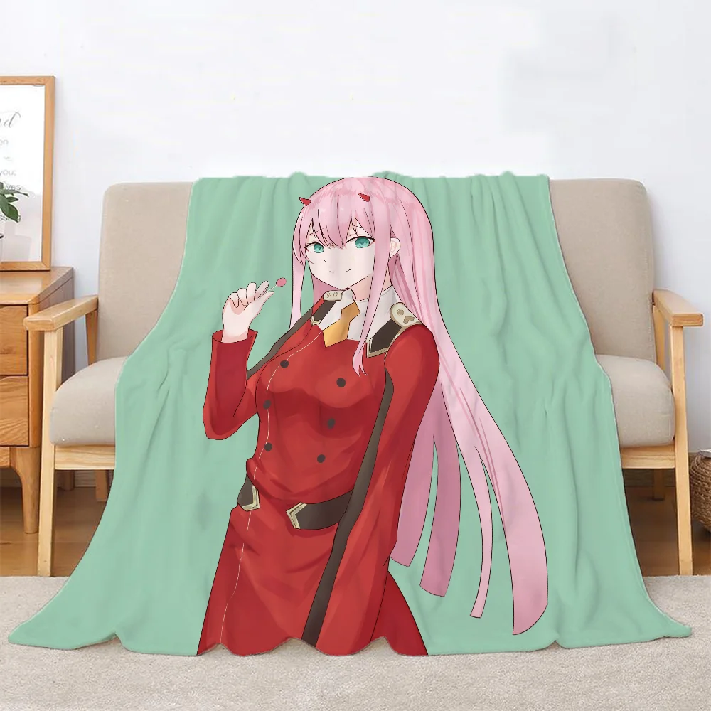 Вязаное Одеяло Zero Two Искусственное Постельное Белье Пляжное Полотенце