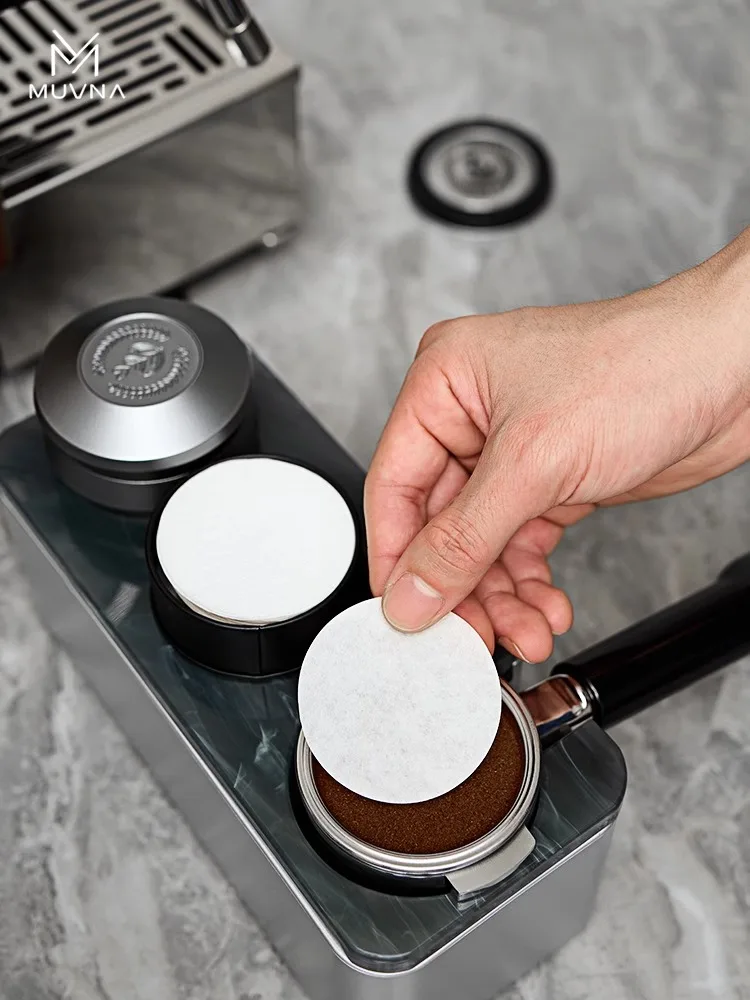 Muvna Одноразовая Фильтровальная Бумага Для Кофе 100 Шт. Ручная Эспрессо Белая 51 Мм 53