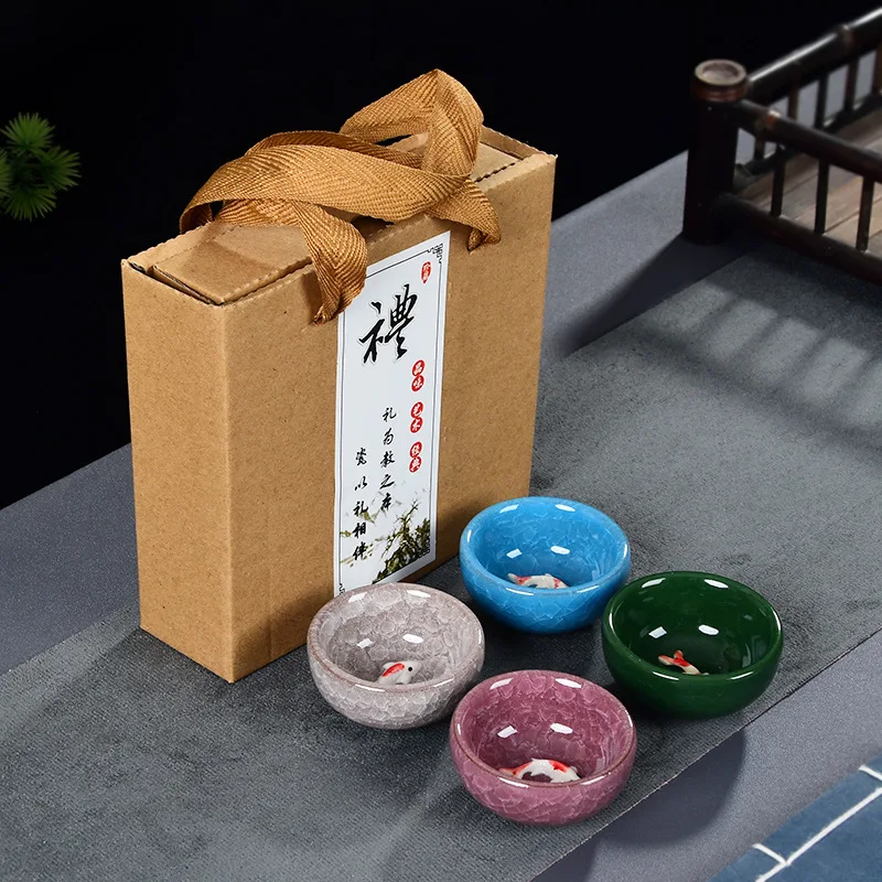 

Чайный набор PDQ "Золотая рыбка", фарфор