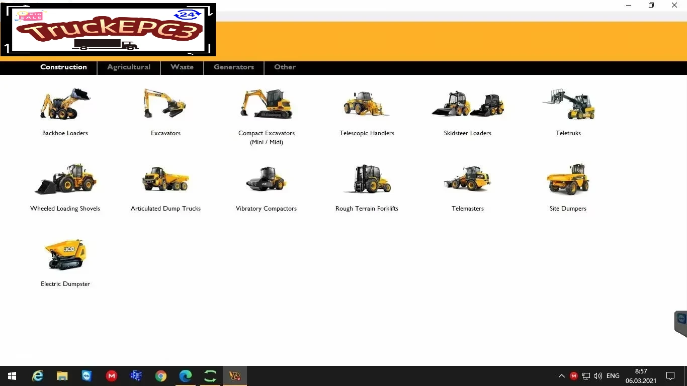 TruckEPC3 для Jcb ServiceMaster 4 V25.10.0 [10.2025] Диагностический полный (art.: 3920d30868f2a) - 3920d30868f2a