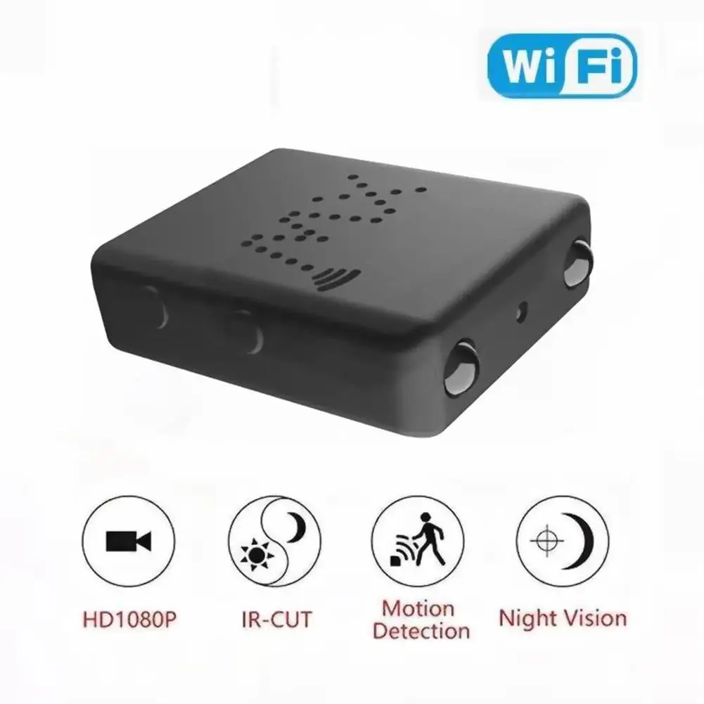 

Mini Camera Wifi Surveillance Security Protective Night Vision HD XD Camera LOOP Video Tape IR-cut Function XW Smart Home Video