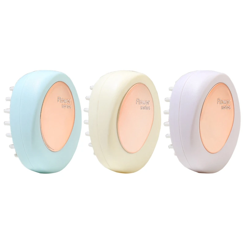 

Portable Hair Brush Scalp Scrubber Silicone Shampoo Brushes Hair Massager Comb