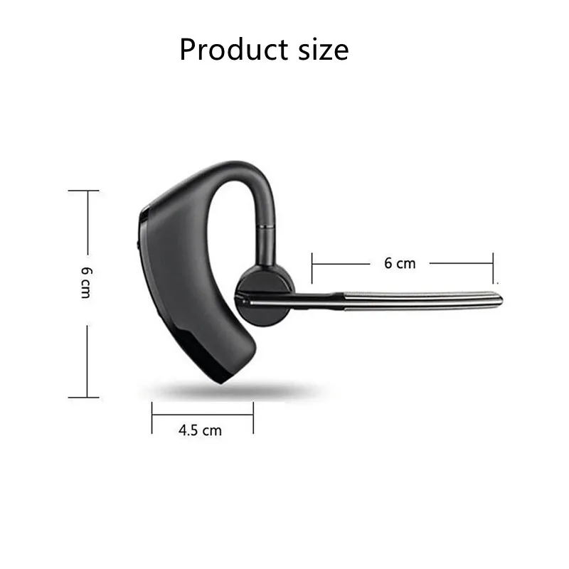 Business Bluetooth Headphones Wireless Earbuds HD Voice Blutooth Earphone Wireless Stereo HD Mic Headphones for Huawei  Xiaomi images - 6