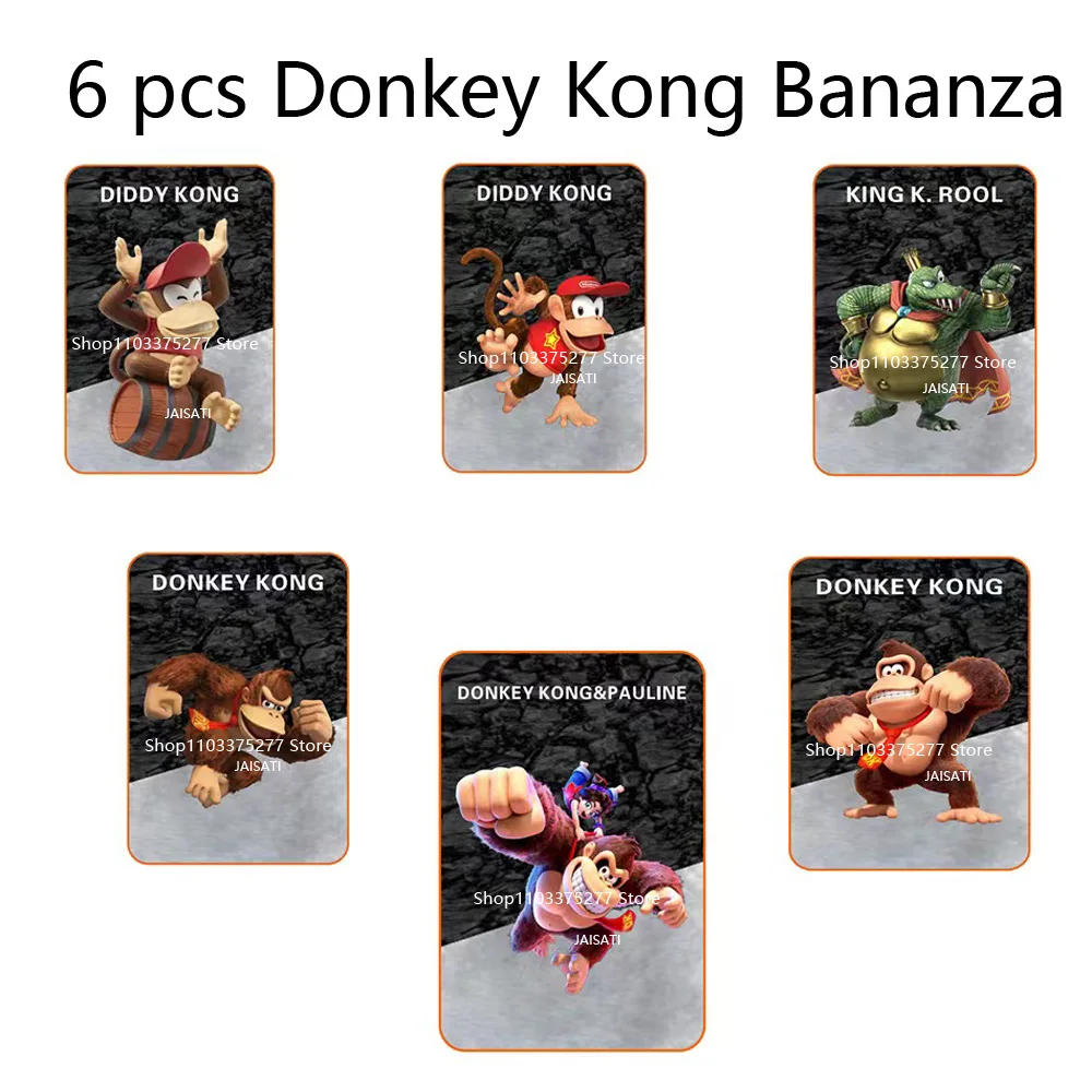 Фото Donkey Kong Bananza DONKEY KONG DIDDY KONG KING K.ROOL DONKEY KONG&PAULINE карта для переключателя №2
