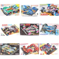 lets go action figure 132 racing mini 4wd series super astute junior assembled model toys children birthday gifts